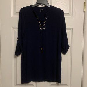 Venini tunic, Size Md, navy